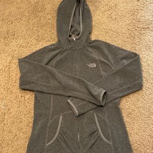 North face zip up hoodie